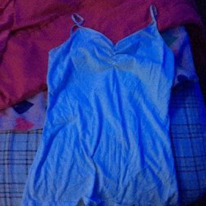 A white tank top